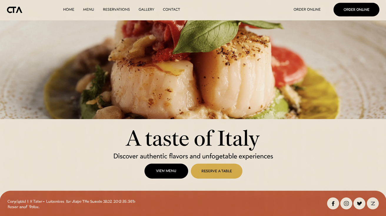 Restaurant Website